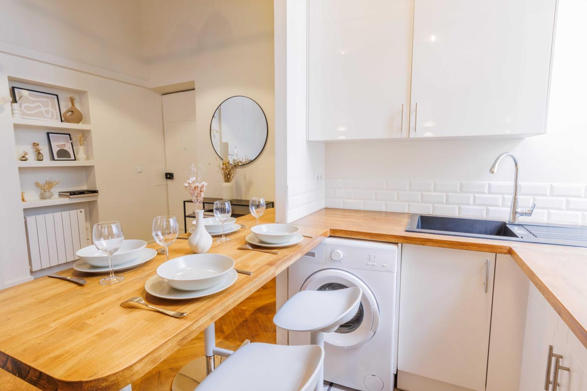 Quiet 1br-4p - Quartier Du Mail Appartement Parijs